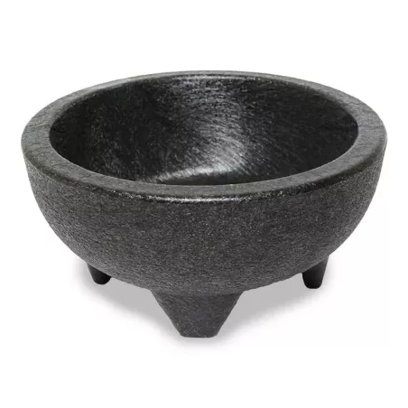 Molcajete de Plastico de 10 Onzas, Set de 4 Unidades de Color Negro THUNDER PLMJ010BK