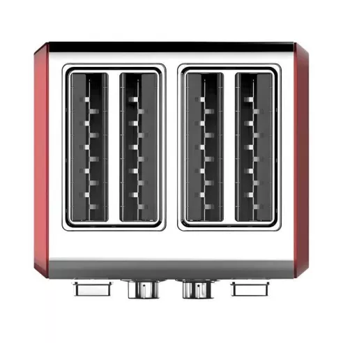 Tostador de 4 Rebanadas de 1500W Color Plateado con Rojo WESTINGHOUSE WKTTKY807RD
