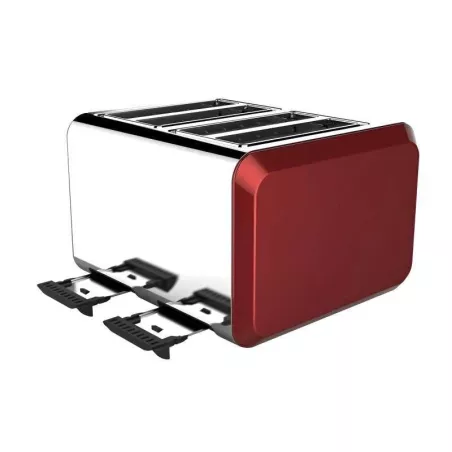 Tostador de 4 Rebanadas de 1500W Color Plateado con Rojo WESTINGHOUSE WKTTKY807RD
