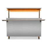 Bano Maria Electrico de 4 Fosas de 132 x 143 x 93 Centimetros QUANTUM PRO BM4GN