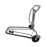 Carretilla Porta Maletas de Acero Inoxidable MASTER CHEF 92.2017BR