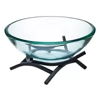Bowl de Vidrio con Base Negra MASTER CHEF 1054