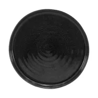 Plato Redondo Coupe de Ceramica de 8.5 Pulgadas  de Color Negro BELLARTE LDH-1126