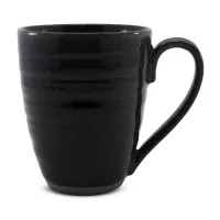 Jarra de Ceramica de 12 Onzas de Color Negro BELLARTE LDH-1128