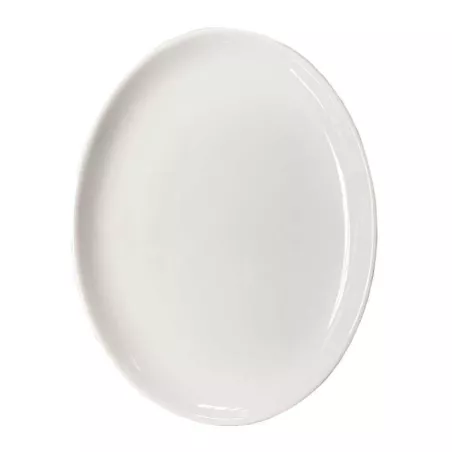 Plato de Ceramica Ovalado Coupe de 30 x 24 x 2.5 Centimetros BELLARTE LDK-G353