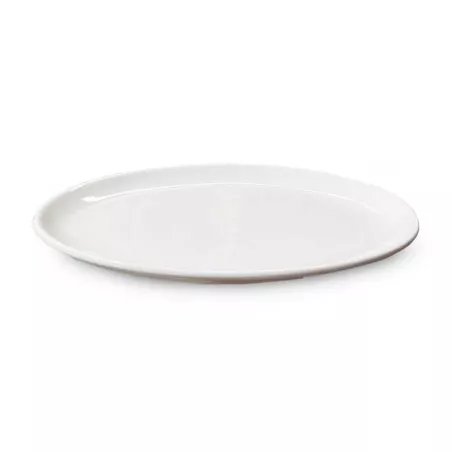 Plato de Ceramica Ovalado Coupe de 30 x 24 x 2.5 Centimetros BELLARTE LDK-G353