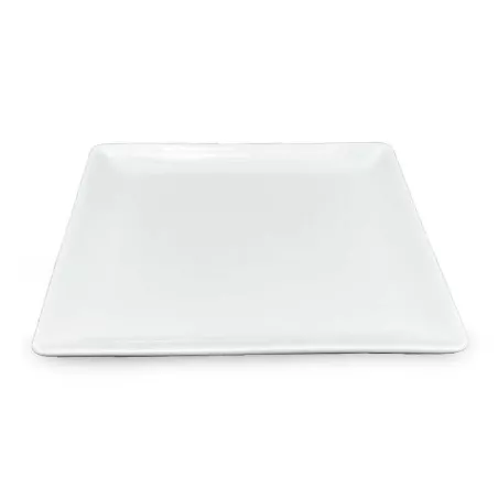 Plato de Ceramica Cuadrado Coupe de  20 x 2 Centimetros BELLARTE LDK-G403