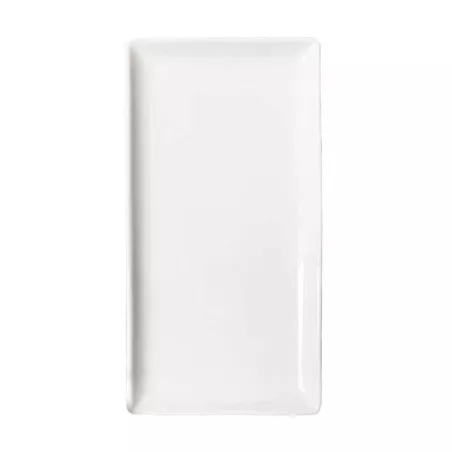 Plato de Ceramica Rectangular Coupe de 28.5 x 13.5 x 2 Centimetros BELLARTE LDK-G411
