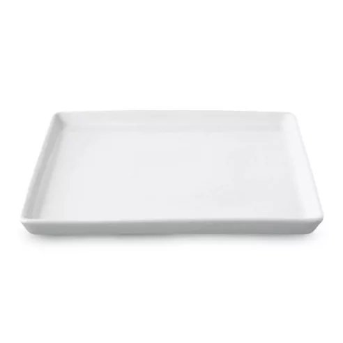 Plato de Ceramica Cuadrado Coupe de 15 x 2 Centimetros BELLARTE LDK-G388