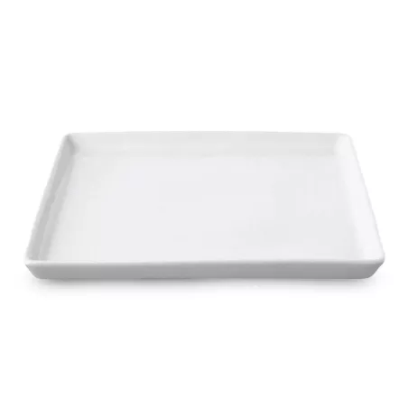 Plato de Ceramica Cuadrado Coupe de 15 x 2 Centimetros BELLARTE LDK-G388
