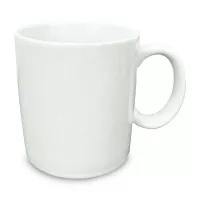 Taza de Ceramica de 500 Mililitros de Color Blanco BELLARTE LDK-G526