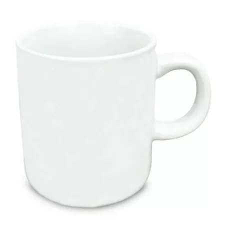 Taza de Ceramica de 300 Mililitros de Color Blanco BELLARTE LDK-G530