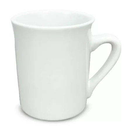 Taza de Ceramica de 250 Mililitros de Color Blanco BELLARTE LDK-G535