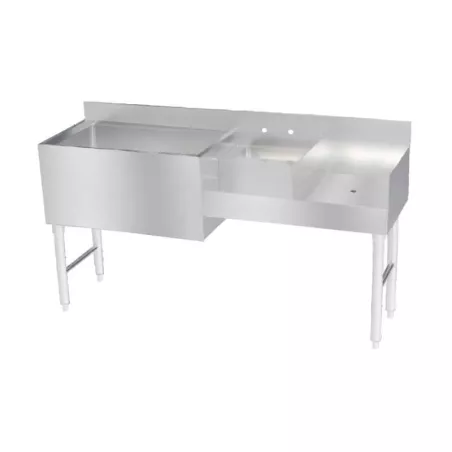 Estacion para Bar de Acero Inoxidable de 59 x 18 Pulgadas QUANTUM PRO BAR-1