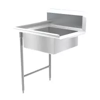 Mesa para Platos Sucios de Lado Izquierdo de 60 x 31 x 44 Pulgadas  QUANTUM PRO MPSIZ-60