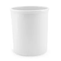 Contenedor Redondo de Melamina de 3000 Mililitros de 16.5 x 17.5 Centimetros Blanco MASTER CHEF 1387-30