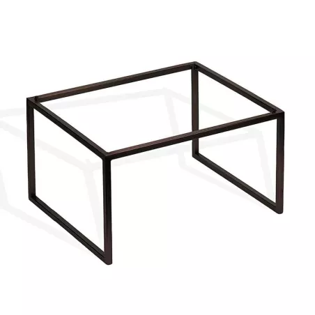 Base Rectangular de Metal de Tubo Cuadrado de 35.5 x 26.5 x 18 Centimetros MASTER CHEF 1386-B185