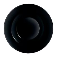 Plato de Vidrio Redondo Evolutions de 28.5 Centimetros de Color Negro ARC P1138 2