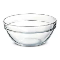 Bowl de Vidrio Redondo Empilable de 14 Centimetros ARC 10003