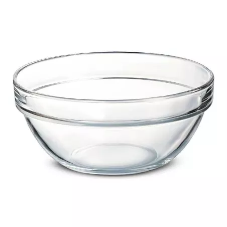 Bowl de Vidrio Redondo Empilable de 14 Centimetros ARC 10003