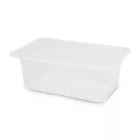 Bandeja Transparente de Polipropileno de 1/4 x 4 Pulgadas MASTER CHEF 2144P