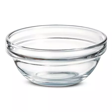 Bowl de Vidrio Redondo Empilable de 12 Centimetros ARC 10000
