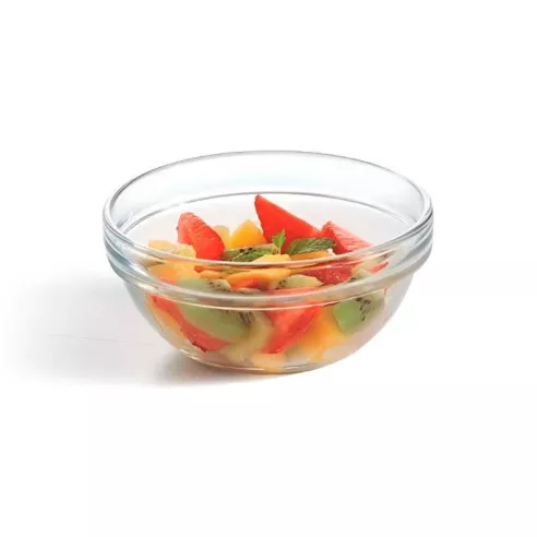 Bowl de Vidrio Redondo Empilable de 14 Centimetros ARC 10003