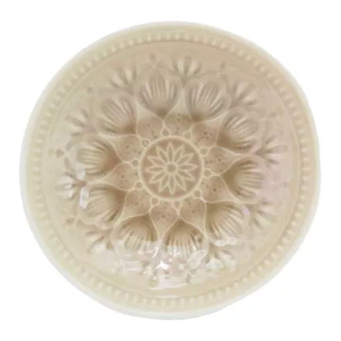 Bowl Redondo de Ceramica 17.5 x 5.5 Centimetros Beige BELLARTE LDX-W00107