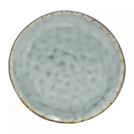 Plato Redondo de Ceramica 20 Centimetros Verde BELLARTE LDX-P00150