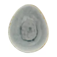 Bowl Ovalado de Ceramica 20.5 x 17 x 6 Centimetros Gris BELLARTE LDX-W00118 2