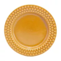 Plato Redondo de Ceramica 20 Centimetros Anaranjado BELLARTE LDX-P00167
