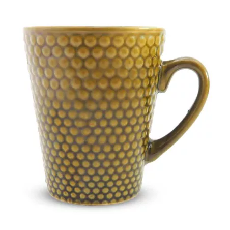 Jarra de Ceramica de 12 Onzas  Amarillo BELLARTE LDX-B00050