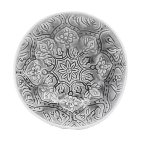 Bowl Cuadrado de Ceramica 18 x 6 Centimetros Gris BELLARTE LDX-W00075