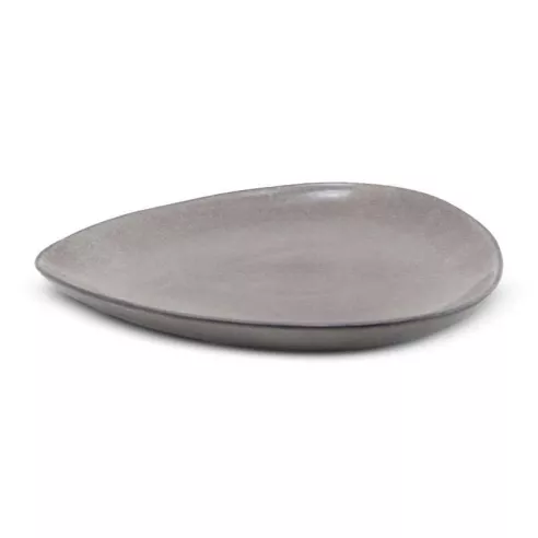 Plato Triangular de Ceramica 20.5 x 18 Centimetros Cafe BELLARTE LDX-P00540