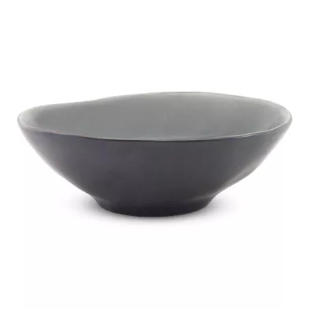 Bowl Ovalado de Ceramica  20 x 6.5 Centimetros Negro BELLARTE LDX-W00121