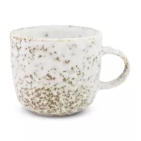 Jarra de Ceramica de 12 Onzas Blanco Hueso BELLARTE LDX-B00117