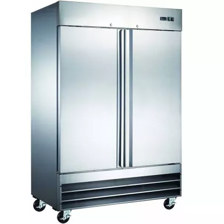 Refrigerador Comercial 2 Puertas Solidas de Acero Inoxidable 110V / 60 Hz U-STAR ND-CFD-2RR-E-HC