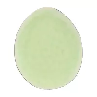 Plato Ovalado de Ceramica 20.5 x 17 Centimetros Verde BELLARTE LDX-P00040