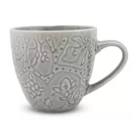 Jarra de Ceramica 12 Onzas Gris BELLARTE LDX-B00029