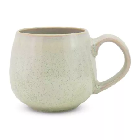 Jarra de Ceramica de 12 Onzas de Color Verde Claro BELLARTE LDX-B00222