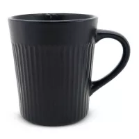 Jarra de Ceramica de 14 Onzas de Color Negro  BELLARTE LDX-B00002