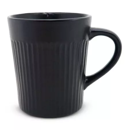 Jarra de Ceramica de 14 Onzas de Color Negro  BELLARTE LDX-B00002