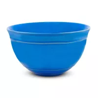 Plato de Ceramica Redondo de 15.5 x 9 Centimetros de Color Azul BELLARTE LDX-W00454