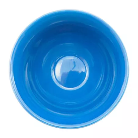 Plato de Ceramica Redondo de 15.5 x 9 Centimetros de Color Azul BELLARTE LDX-W00454
