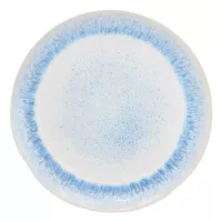 Plato de Ceramica Redondo de 26 Centimetros de Color Blanco BELLARTE LDX-P00634