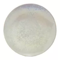 Plato de Ceramica Redondo de 27.5 Centimetros de Color Gris BELLARTE LDX-P00714