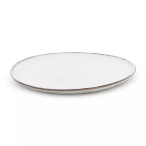 Plato de Ceramica Redondo de 20 Centimetros de Color Blanco BELLARTE LDX-P00637