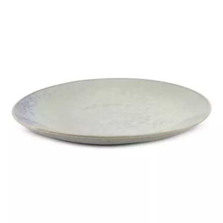 Plato de Ceramica Redondo de 27.5 Centimetros de Color Gris BELLARTE LDX-P00714