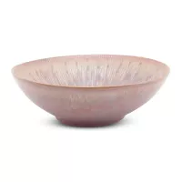 Bowl  Redondo de Ceramica 19.5 x 6.3 Centimetros Palo Rosa BELLARTE LDX-W00481
