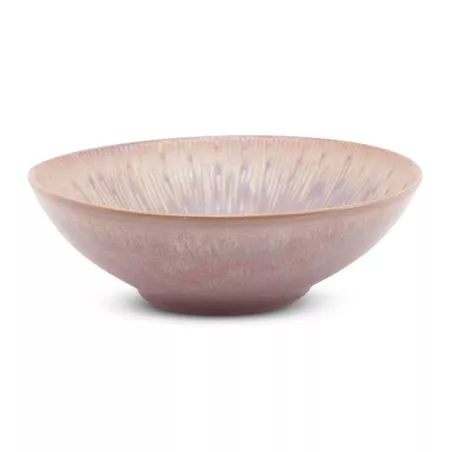 Bowl  Redondo de Ceramica 19.5 x 6.3 Centimetros Palo Rosa BELLARTE LDX-W00481